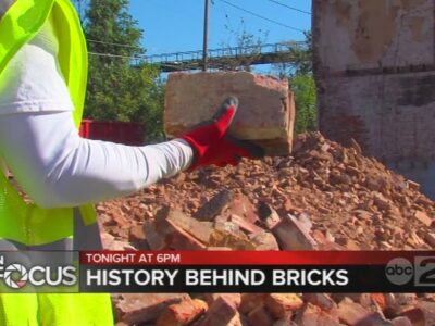 Relics of past generations recovered from Baltimore brick project