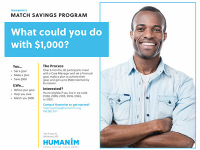 Humanim’s Match Savings Program