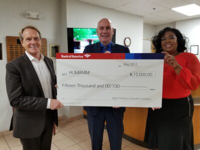 Humanim Awarded $15,000 Grant by Bank of America