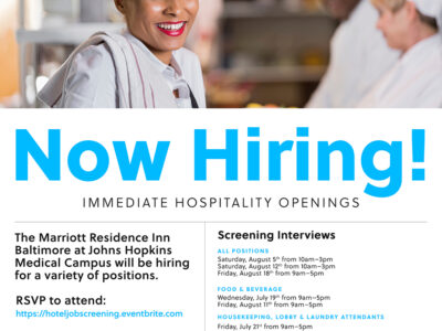 Now Hiring: Immediate Hospitality Openings at Marriott Residence Inn