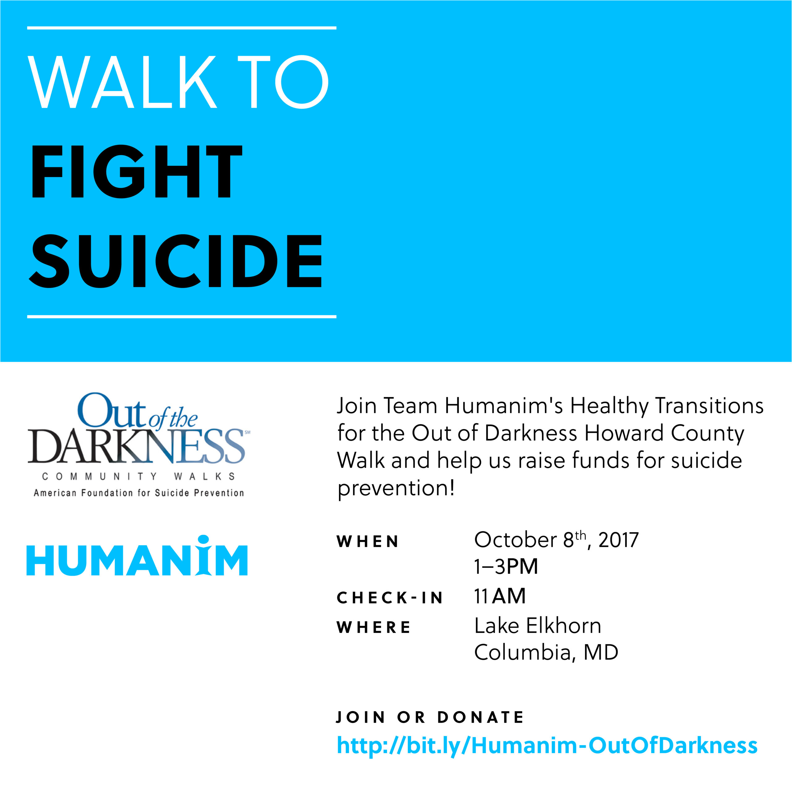 Out of Darkness Walk to Prevent Suicide