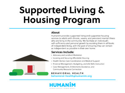 Humanim Program Spotlight: Supported Living & Housing