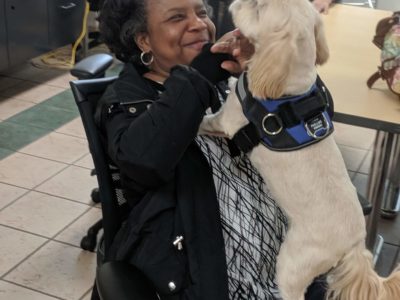 Pets on Wheels at our Psychiatric Rehabilitation Day Program