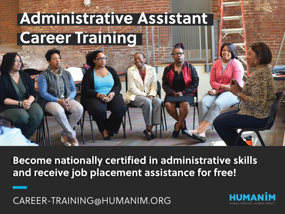 Free Administrative Assistant Career Training Program Spring 2020 - Humanim