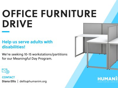 Office Furniture Drive: Workstations Needed for Meaningful Day Program